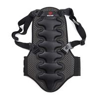 Protecteur dorsal de moto amovible épais EVA Protection coussin arrière coussin pour moto VTT patinage ski