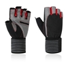 Protection complète du poignet Gants de remise en forme Gants de sport demi-doigt Gants respirants à doigts courts Gants de cyclisme résistants à la déchirure