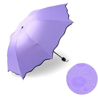 Protection contre le soleil Protection contre le soleil Dôme de fleur magique Parasol pliant à l