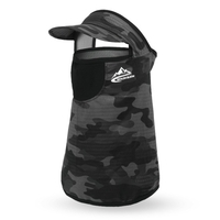 Protection solaire respirant pêche chapeau visage couverture avec rabat de cou