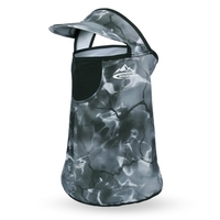 Protection solaire respirant pêche chapeau visage couverture avec rabat de cou