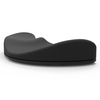 Protège-poignet de souris en silicone Repose-poignet de souris Conception de surface tridimensionnelle ergonomique Doux pour la peau Protège-poignet de mouvement lisse Noir
