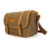 PROWELL Sac pour appareil photo Étui pour appareil photo Sac à bandoulière en toile légère et imperméable avec inserts amovibles Bandoulière réglable