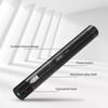 Présentateur multimédia Deli haute puissance avec stylo à lumière verte 3B Light avec tête de gypsophile/haute luminosité longue portée/1200mAh charge USB Mini stylo portable stable et lumineux