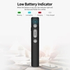 Présentateur sans fil 2.4GHz Pointeur de lumière rouge à distance Présentation Rechargeable Clicker Présentateur sans fil USB PPT Flip Pen Blanc
