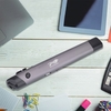 Présentateur sans fil PPT Flip Pen Présentateur PPT Clicker Stylo multifonction de projection électronique Laser Pen Pen PR-18 gris