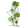 Présentoir à 4 niveaux Pots de fleurs Support de plante Support de plante Échelle de rempotage Support de jardinière Support de stockage robuste pour plantes en pot