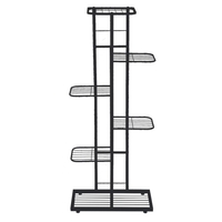 Présentoir à 6 niveaux Pots de fleurs Support de plante Support de plante Échelle de rempotage Support de jardinière Support de rayonnage de stockage robuste pour plantes en pot