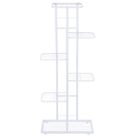 Présentoir à 6 niveaux Pots de fleurs Support de plante Support de plante Échelle de rempotage Support de jardinière Support de rayonnage de stockage robuste pour plantes en pot