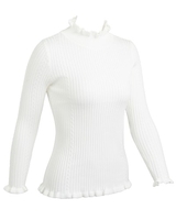 Pull à manches courtes en tricot à main en tricot à manches courtes
