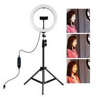 PULUZ 10, 2 pouces 80 LED Lampe Selfie Circle Light Light