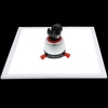 PULUZ 1200LM LED Photographie Shadowless Softbox Fond Lumière + Commutateur Ombre-libre Réglable Lampe Panneau Acrylique Matériel pour Photo Tirant Tente Boîte Pas Polar Lumière Variation