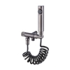 Pulvérisateur de bidet à main Shattaf pulvérisateur de toilette pour couches lavables en laiton avec support mural pour tuyau G1/2 salle de bain douche bidet ensemble de pulvérisation