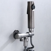 Pulvérisateur de bidet à main Shattaf pulvérisateur de toilette pour couches lavables en laiton avec support mural pour tuyau G1/2 salle de bain douche bidet ensemble de pulvérisation