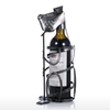 Puppy Wine Rack avec microphone Fer Figurine d