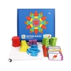 Puzzle de forme géométrique en bloc de 155 pièces