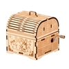 Puzzle en bois 3D boîte à musique manivelle bois boîte au trésor musical bricolage auto-assemblage artisanat modèle kit décoration de la maison ensemble de construction éducatif cadeau pour étudiants garçons filles adolescents adultes à construi