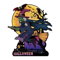 Puzzle en bois Halloween Puzzle en bois coloré 3D pour adultes adolescents jeu de famille jouer jouets cadeau éducatif