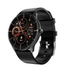 Q21 Montre de sport à bracelet intelligent 1, 28 pouce TFT Écran tactile complet BT5.0 IP68 Étanche Température corporelle/Sommeil/Fréquence cardiaque/Tension artérielle Cadran personnalisé Notification de plusieurs modes sportifs/Appel/Rappel séde
