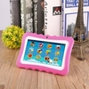Q768 7 pouces Enfants Tablet Éducatifs Apprentissage Ordinateur 1024 * 600 Résolution WiFi Connexion avec Étui en Silicone Rose US Plug