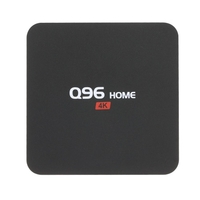 Q96 HOME Smart Android 8.1 TV Box RK3229 Quad Core UHD 4K Media Player 1 Go / 8 Go 2.4G WiFi H.265 VP9 HDR10 Lecteur vidéo avec télécommande
