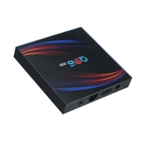 Q96HERO Android 10.0 Smart TV Box Allwinner H616 Quad-core UHD 4K Media Player 6K HDR H.265 VP9 4GB / 32GB 2.4G & 5G WiFi BT5.0 100M LAN Télécommande d