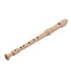 QI MEI 6 trous de style allemand Soprano Descant flûte enregistreur avec tige de nettoyage repose-doigt sangle pochette de rangement en tissu