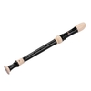 QIMEI 8 trous Alto Descant enregistreur Instrument à vent de Style allemand avec tige de nettoyage repose-doigt sangle sac de rangement en PU