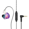 QKZ AK6 Pro Casque filaire 3, 5 mm Écouteur de musique dynamique Câble pour casque détachable Crochet d