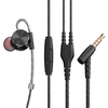 QKZ DM10 Écouteurs intra-auriculaires 3, 5 mm Basse Subwoofer Écouteurs filaires en métal Contrôle de la ligne d