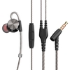 QKZ DM10 Écouteurs intra-auriculaires 3, 5 mm Basse Subwoofer Écouteurs filaires en métal Contrôle de la ligne d