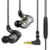 QKZ SK7 Écouteurs filaires 3, 5 mm Écouteurs intra-auriculaires Écouteurs de musique Super Bass Casque de sport avec microphone