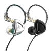 QKZ ZX2 Dynamic Drive Écouteurs HIFI Bass Écouteurs Sport Antibruit Casque 3, 5 mm Casque filaire Écouteurs circum-auriculaires Contrôle du volume Compatible avec Phone Pad PC avec microphone