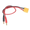 QM028 Câble de charge Câble adaptateur secteur T Plug à 4mm Banane Plug Câble de charge 14AWG 20cm