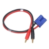 QM028 Câble de charge Câble adaptateur secteur T Plug à 4mm Banane Plug Câble de charge 14AWG 20cm