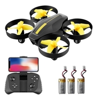 Quadricoptère RC Mini Drone 720p avec fonction Auto Hover Mode sans tête Retour à une touche