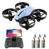 Quadricoptère RC Mini Drone 720p avec fonction Auto Hover Mode sans tête Retour à une touche