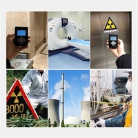 Équivalent de dose de rayonnement corporel X γ Détecteur de rayons β durs Dispositif de détection de rayonnement nucléaire électromagnétique multifonctionnel