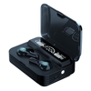 R1 TWS BT5.1 casque contrôle tactile HiFi qualité sonore IPX7 boîtier de Charge étanche trois écrans affichage numérique batterie externe