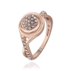 R657-B-8 gros haute qualité Nickle libre antiallergique nouveaux bijoux 18K or PlatedRing
