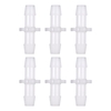 Raccord de tuyau en plastique de forme droite de 6 pièces raccords de tuyau de tuyau d