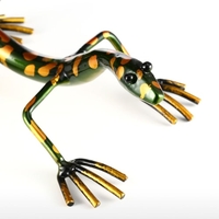 Rack Gecko vin Tooarts Fer Sculpture Accueil Décoration Artisanat Sculpture Pratique