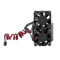 Radiateur de moteur de voiture RC 550540 ventilateurs de refroidissement Double moteur avec capteur thermique CNC radiateur en alliage d