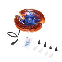 Radiateur silencieux de radiateur de ventilateur de Heatpipe de refroidisseur de processeur hydraulique pour la lumière d
