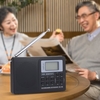 Radio FM / AM / SW portable Radio stéréo multibande numérique Récepteur Sortie écouteurs Affichage de l