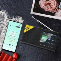 Radio numérique DAB et FM avec BT,  radio numérique portable rechargeable sans fil DAB+récepteur FM