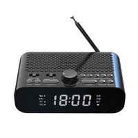 Radio-réveil numérique DAB/FM de chevet avec lecture en continu BT Affichage LED géant