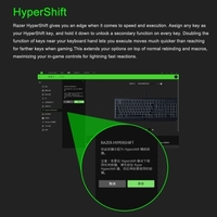 Razer BlackWidow Clavier mécanique 2019 pour le bureau de jeu 104 touches RVB vert Commutateurs Clavier filaire noir