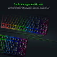 Razer BlackWidow V3 Clavier de jeu filaire sans dix touches Clavier mécanique RVB 87 touches avec commutateurs mécaniques Razer Green
