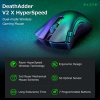 Razer DeathAdder V2 X hypervitesse double mode souris de jeu sans fil 5G capteur optique 14000DPI 7 boutons programmables